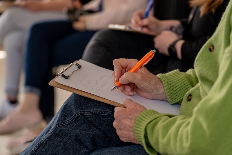 Schreibwerkstatt © Tanja Schreiber, Foto: Anna Sudbrack